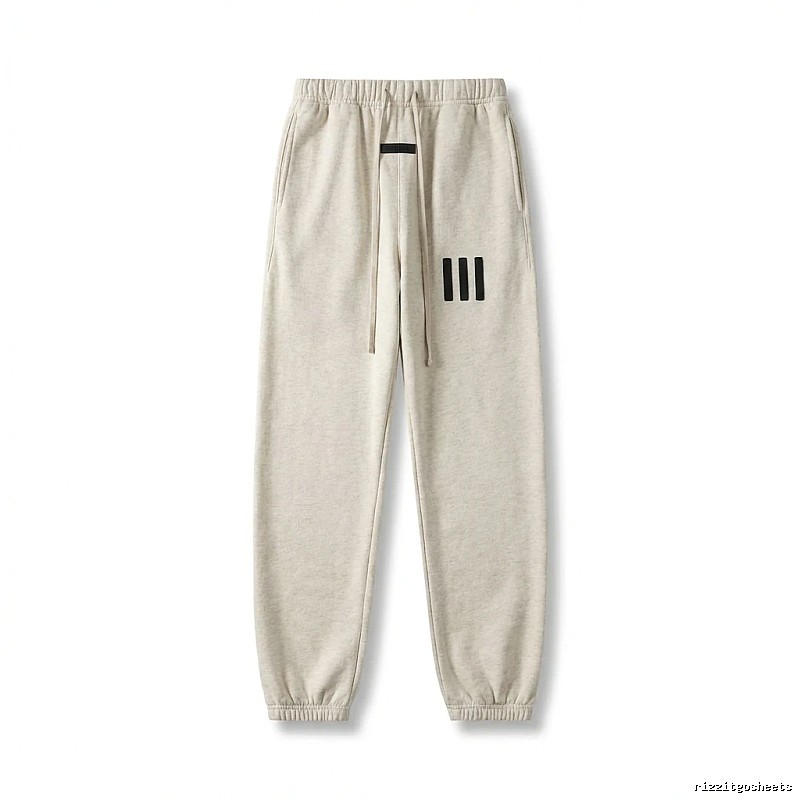 ESSENTIALS minimalist style light gray sweatpants