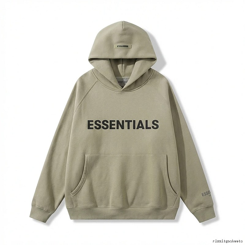 ESSENTIALS Simple Style Grey Hoodie