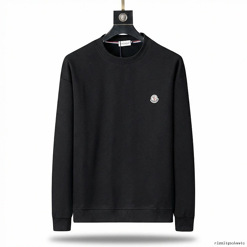 Moncler classic simple black sweatshirt