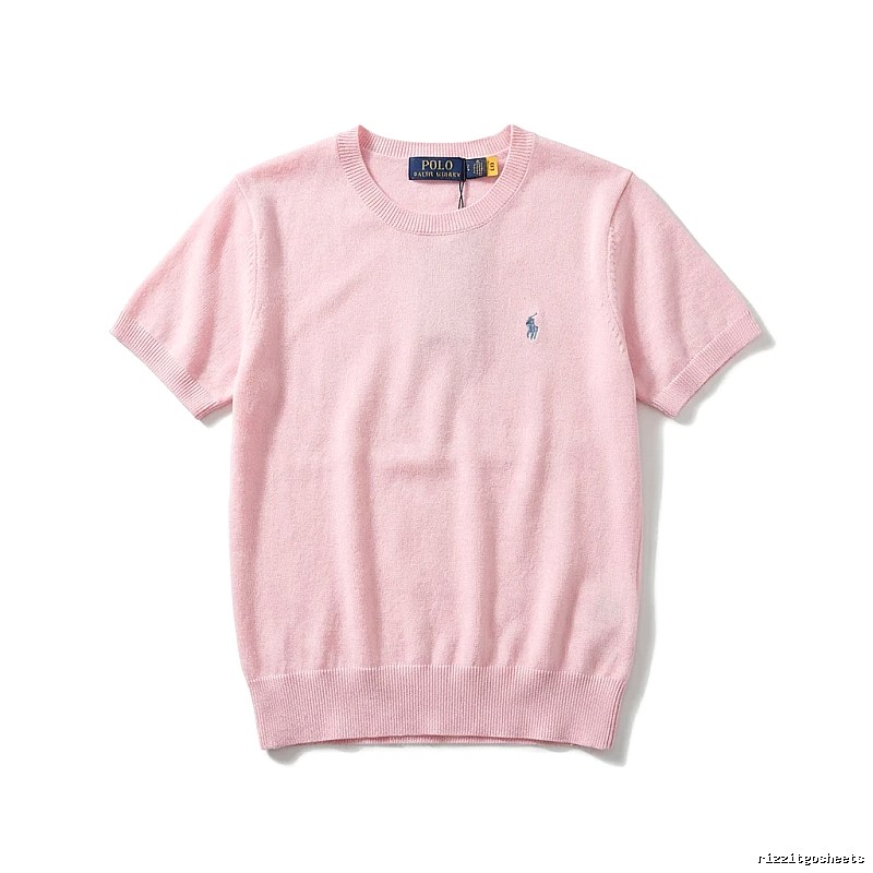 Ralph Lauren Polo pink trendy brand short-sleeve shirt