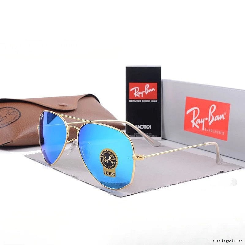 Ray-Ban Lightweight Aviator sunglasses Gold Tone Sunglasses for Trend Styling
