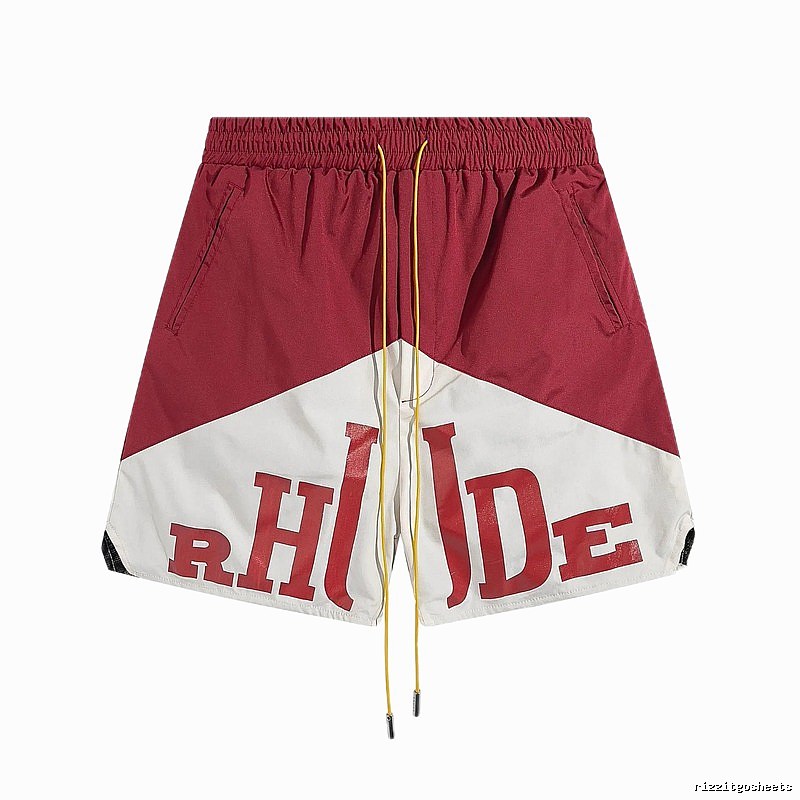 RHUDE Color - Blocking Sports Shorts