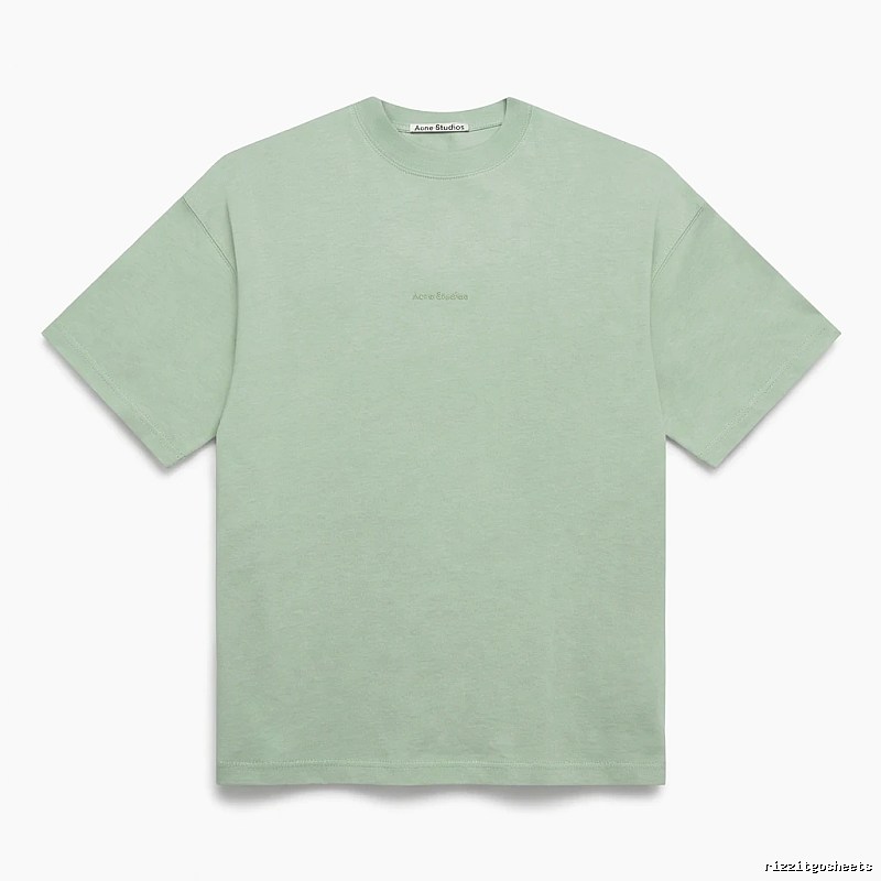 Acne Studios minimalist style light green T-shirt
