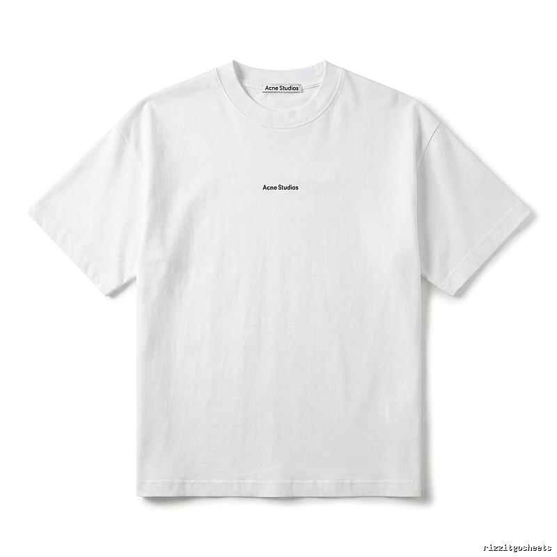 Acne Studios minimalist style white T-shirt