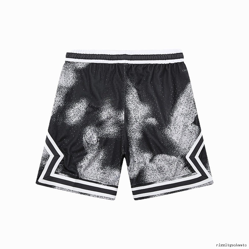 AJ Spray Painting Style Black Shorts
