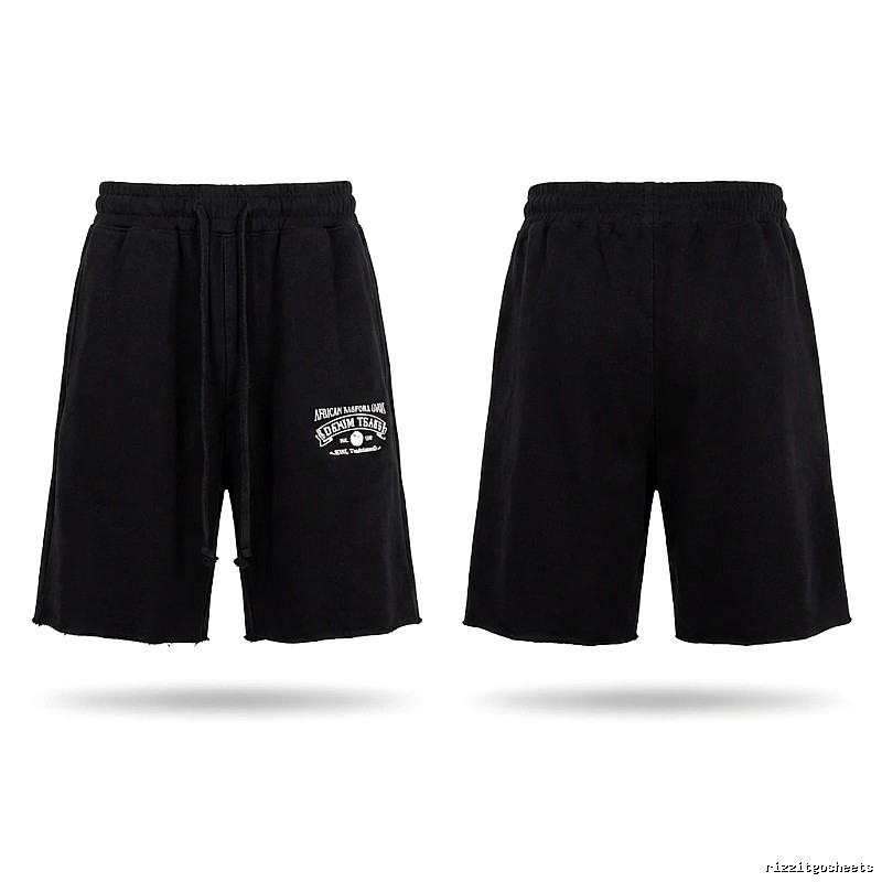 American casual black shorts of DENIM TEARS