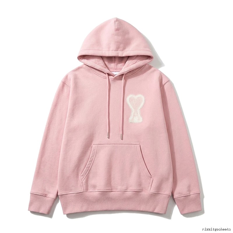 AMI Love Pink Hoodie