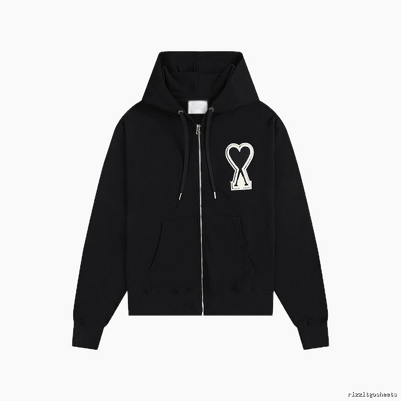 AMI Love Trendy and Cool Black Sweatshirt