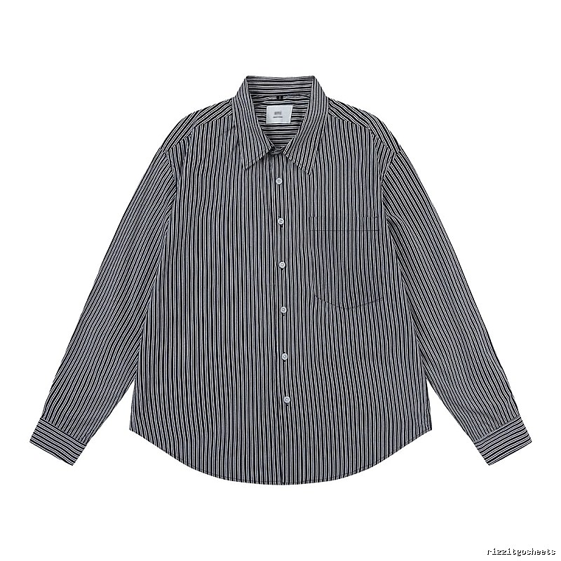 AMI Stripe Minimalist Style Shirt