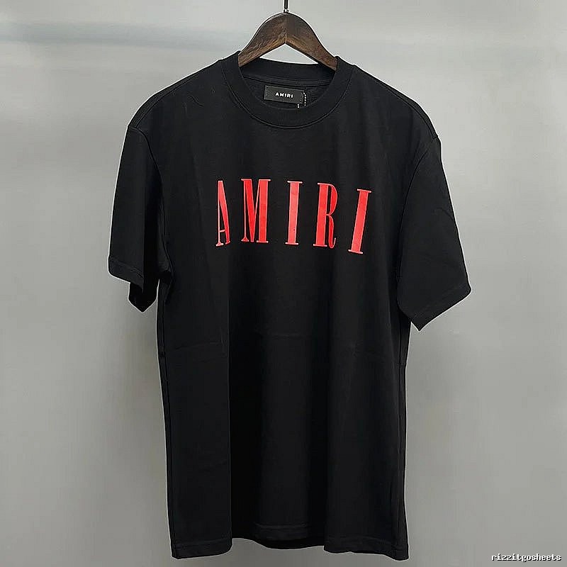 Amiri Black Red Records Graphic T-Shirt Travel Pack