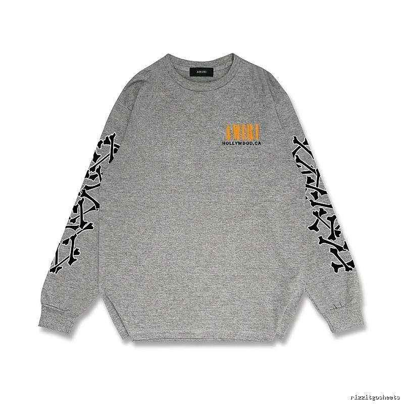 AMIRI grey sweatshirt with skull print