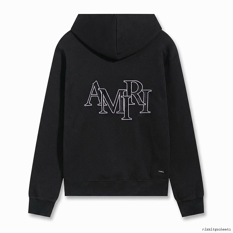 AMIRI letter-style black sweatshirt