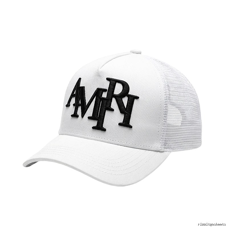 AMIRI Letter Style White Cap