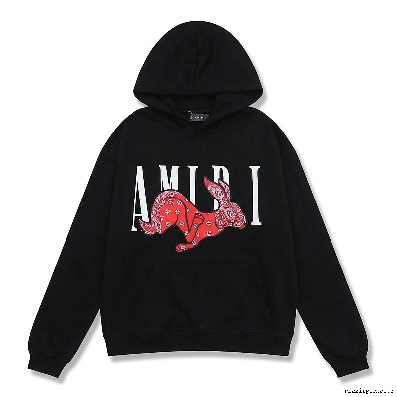 AMIRI Rabbit Print Trendy Brand Sweatshirt