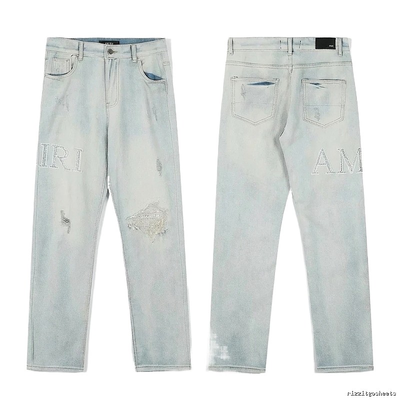 AMIRI Ripped Trendy and Cool Style Jeans