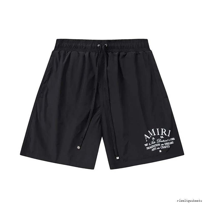AMIRI trendy brand black shorts