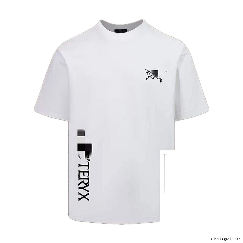 Arc'teryx Printed Outdoor Style White T-Shirt