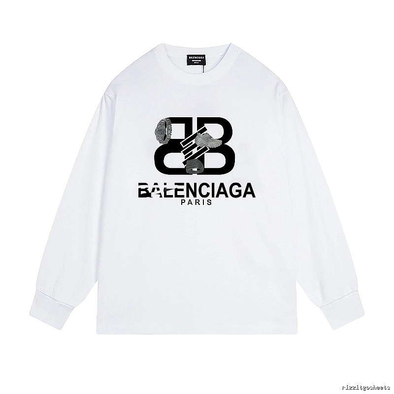 Balenciaga BB Series Simple White T-shirt
