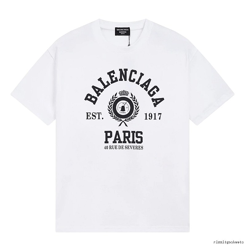 Balenciaga retro style white T-shirt
