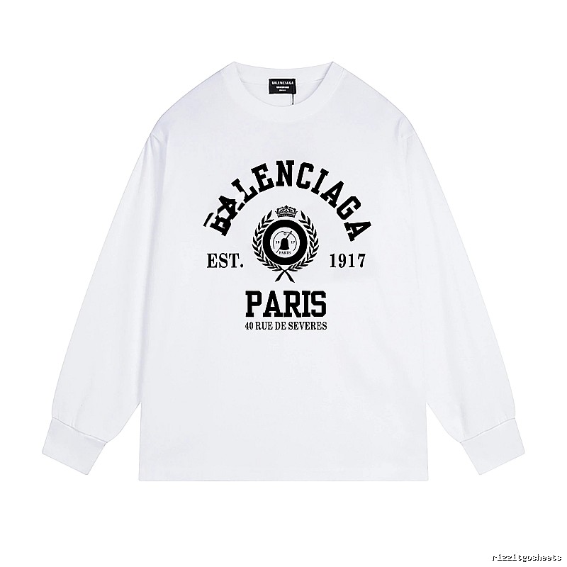 Balenciaga retro-style white T-shirt