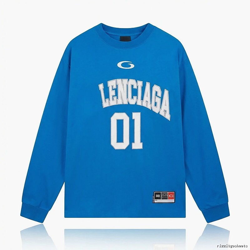 Balenciaga sporty blue sweatshirt