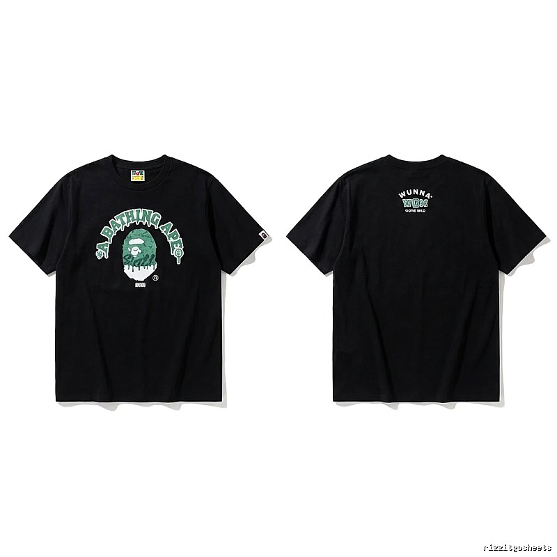 Bape Ape Head Trendy Black T-shirt