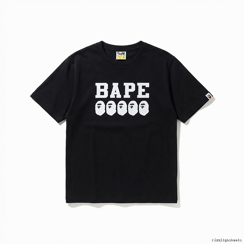 Bape Ape Head Trendy Black T-shirt