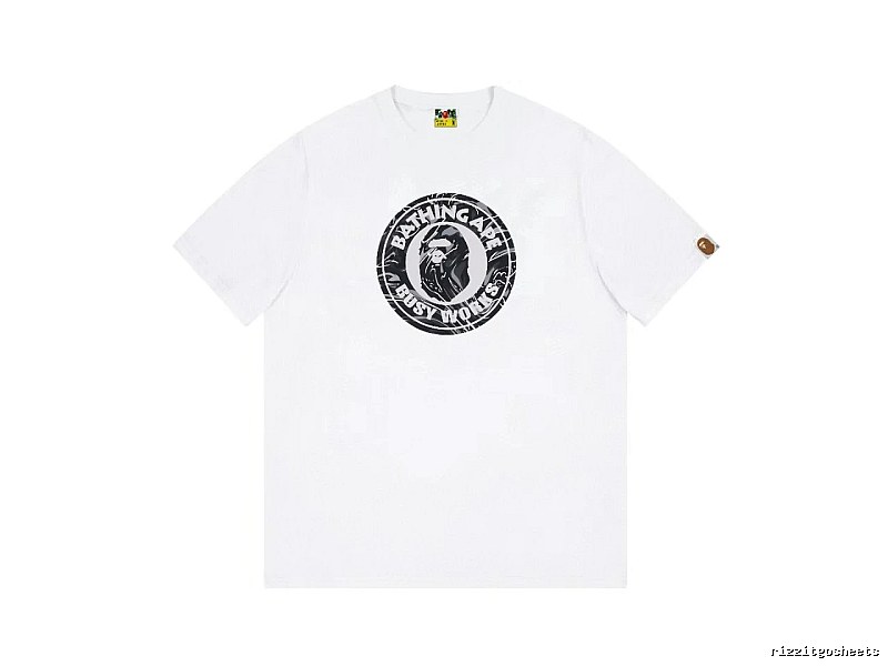 Bape classic retro style white T-shirt