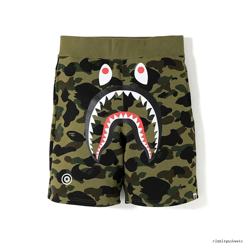 Bape Shark Camouflage Shorts