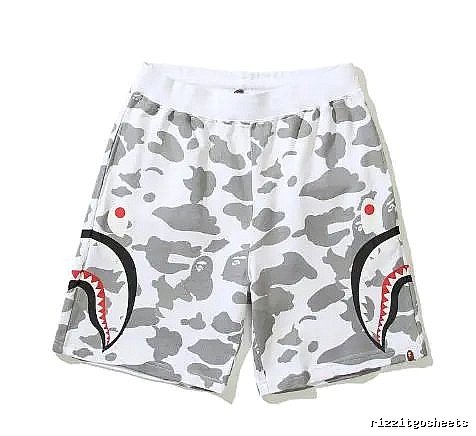 Bape Shark Camouflage Shorts
