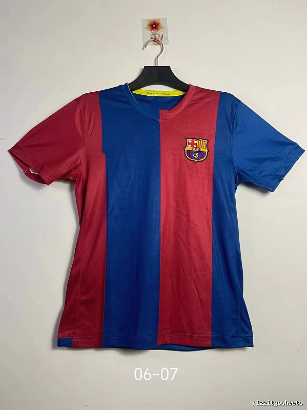 Barcelona Weekend Retro soccer jersey Blue Red Barcelona for Seasonal Looks