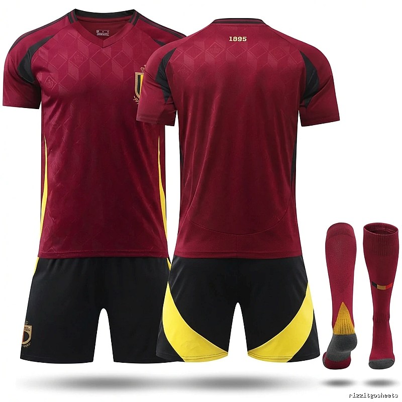 Belgian team uniform sporty burgundy