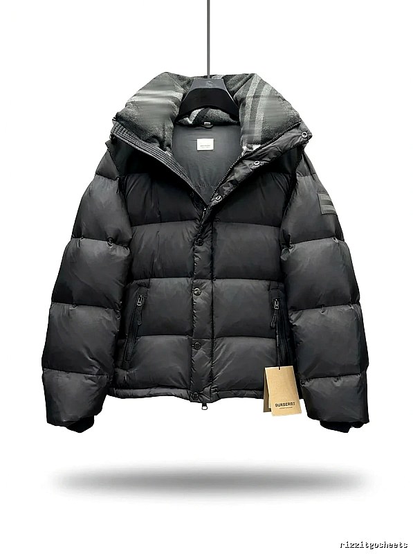 Black fashionable down jacket of Balenciaga