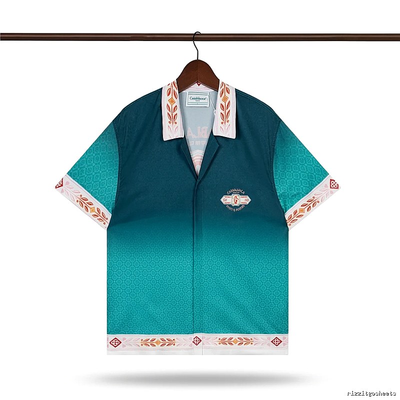 Casablanca Gradient Retro Style Shirt
