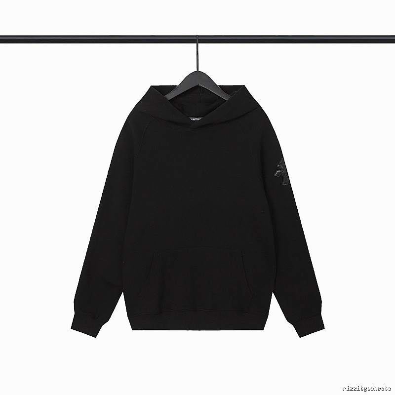 Chrome Hearts 2089-83 Black Cross Graphic Hoodie Active Casual