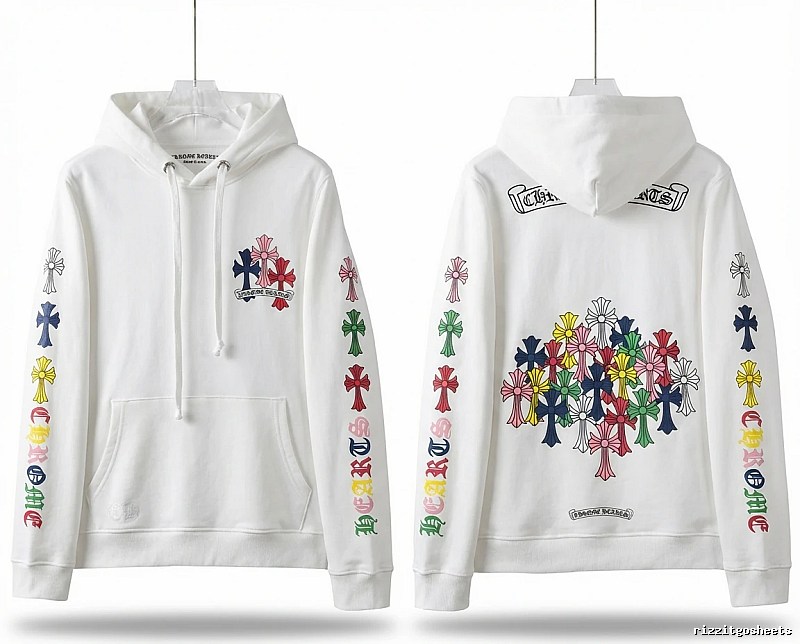 Chrome Hearts Colorful Cross Hoodie