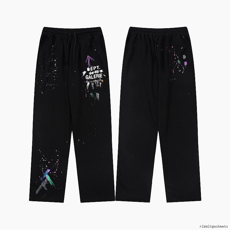 Chrome Hearts Compact Graphic sweatpants Black Printed Graphics for Smart Casual Looks