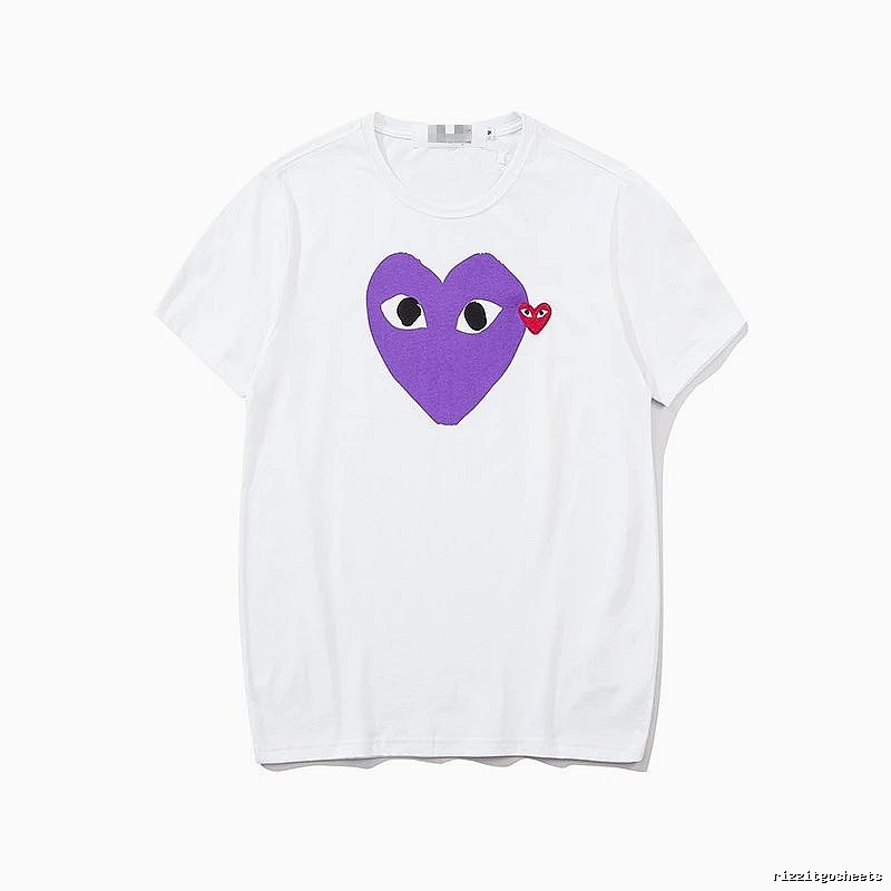 Comme des Garcons PLAY 2023-03 Style 2303 Heart Logo T-Shirt Campus Look