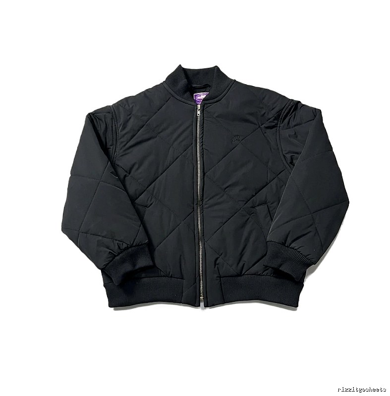 Corteiz black quilted jacket
