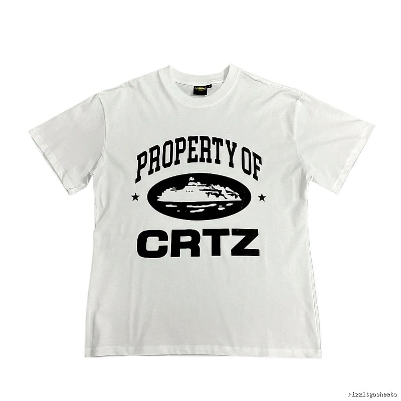 Corteiz letter - printed white T - shirt