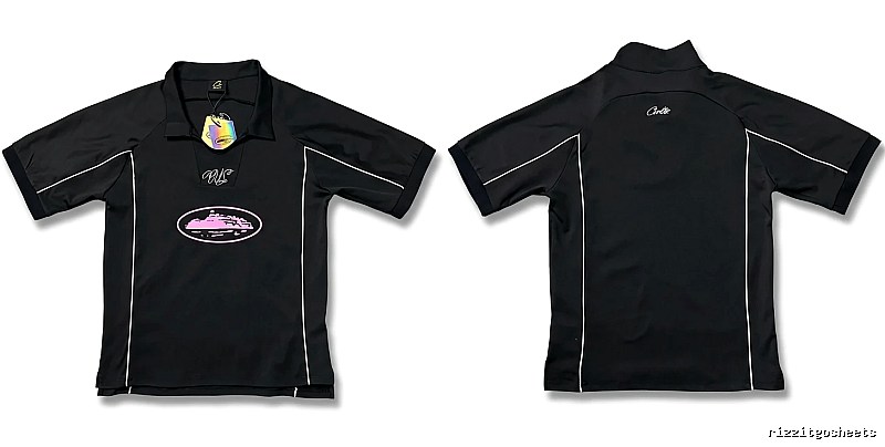 Corteiz sporty black short sleeves