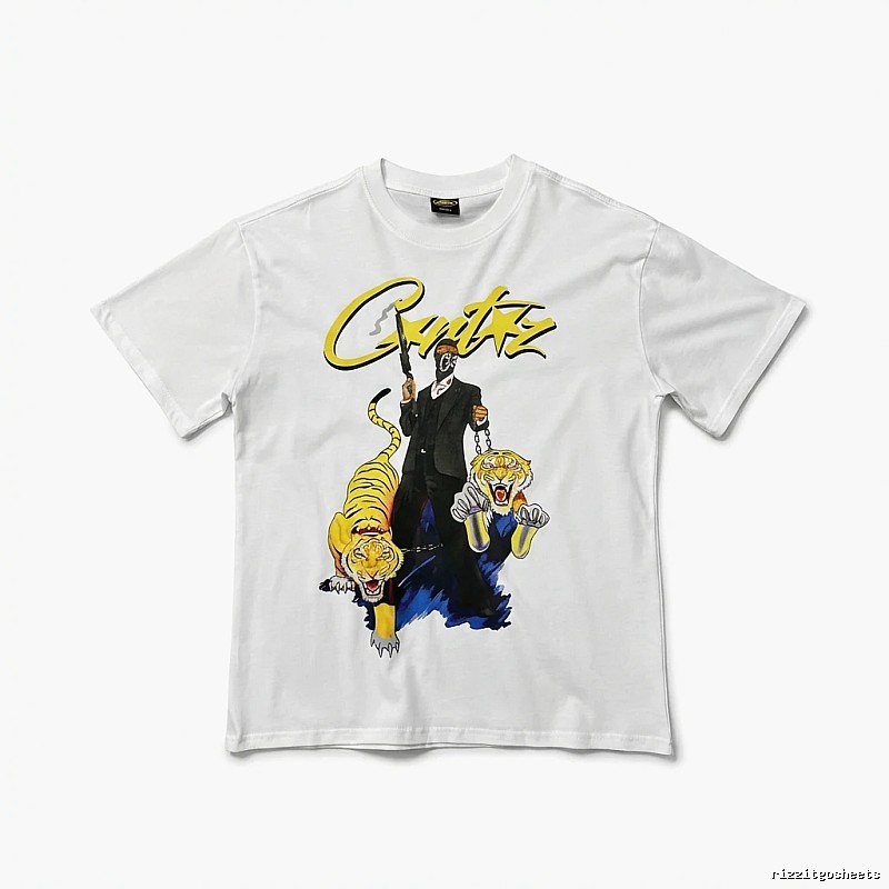 Corteiz Trendy and Cool Style White T-shirt