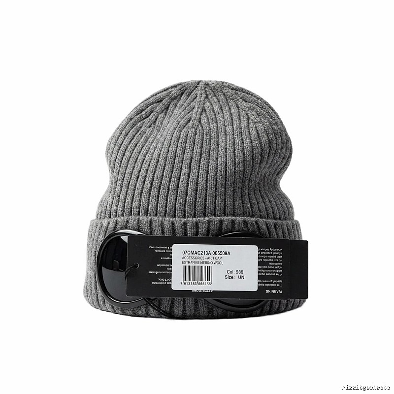 C.P. Knitted Simple Style Grey Hat