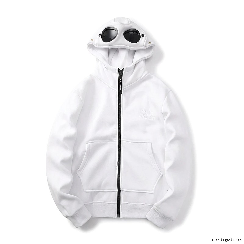 C.P. White Trendy and Cool Style Hoodie