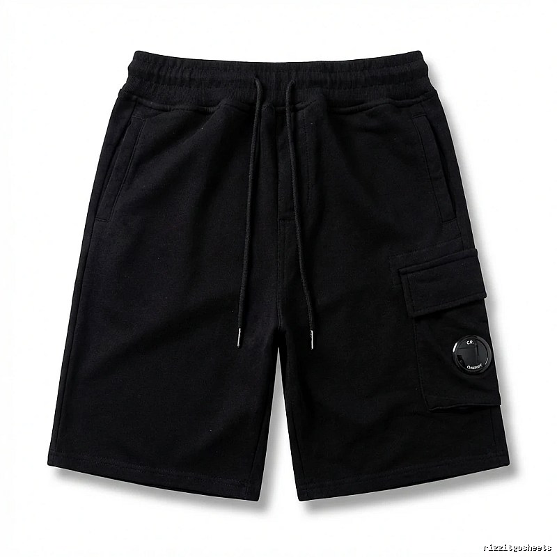 C.P. workwear style black shorts