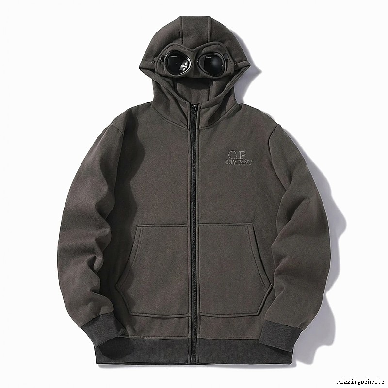 C.P. workwear style dark gray hoodie