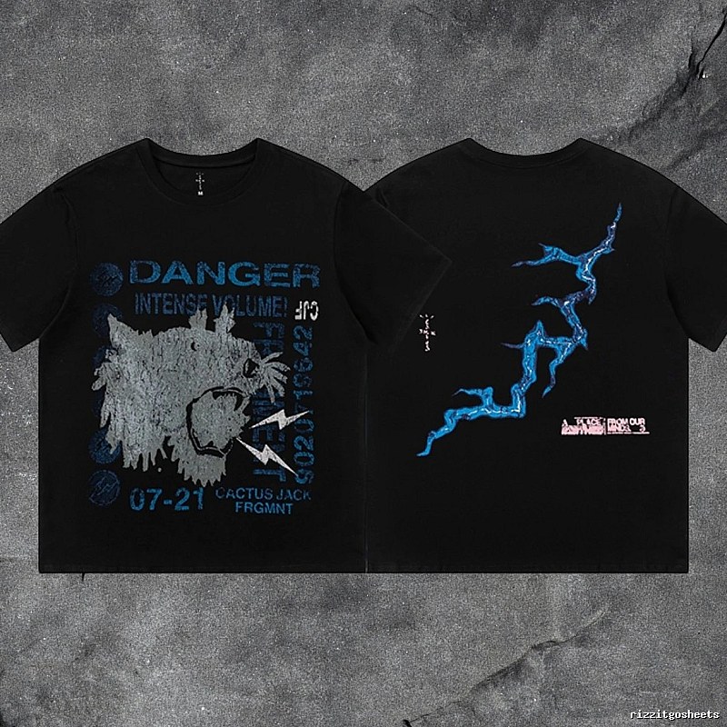 Denim Tears Black Graphic T-Shirt Active Casual