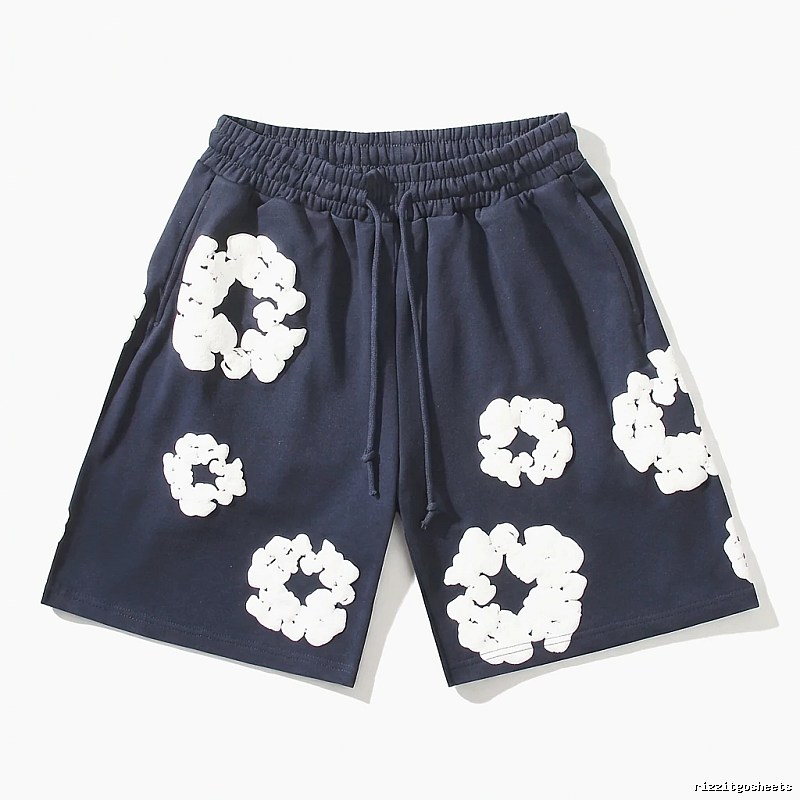 DENIM TEARS Flower Wind Shorts