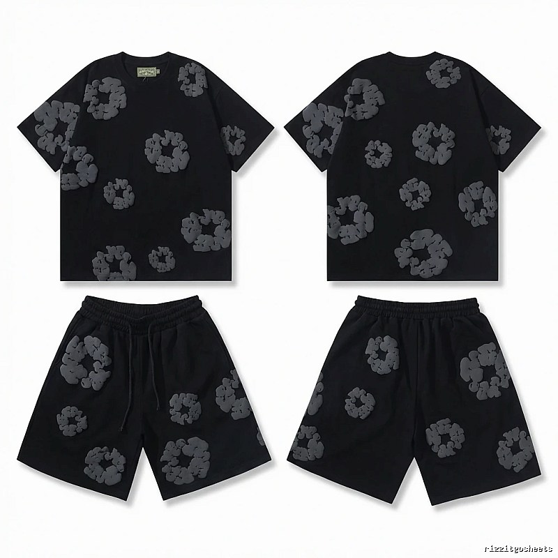 DENIM TEARS Printed Casual Black Suit