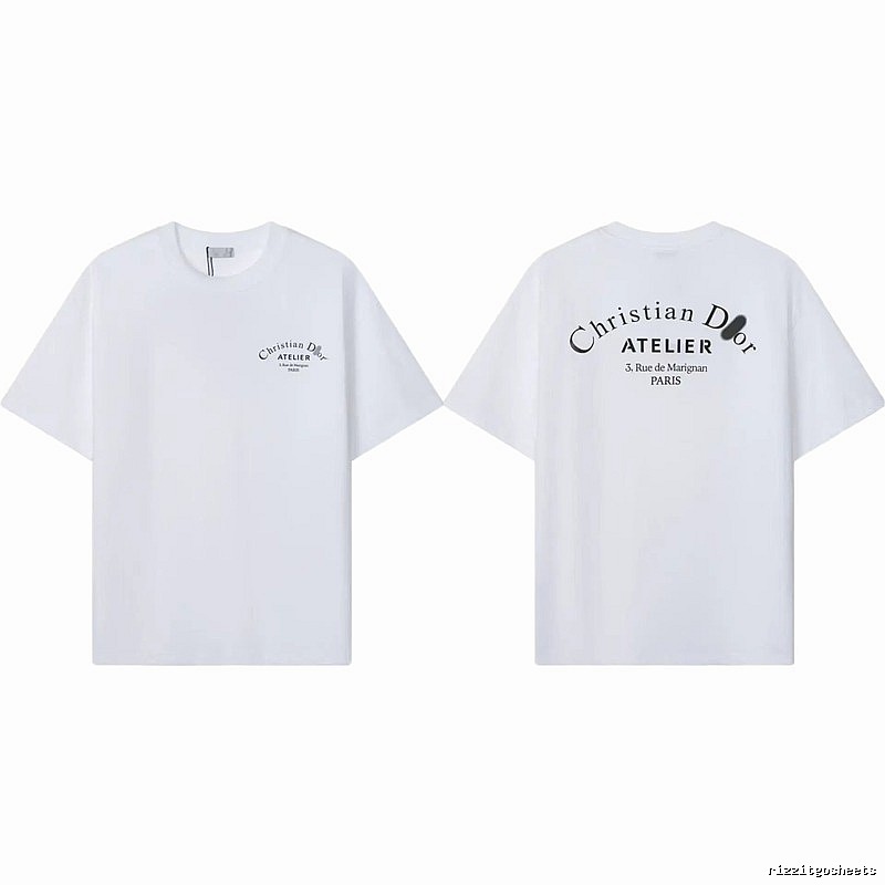 Dior Atelier Minimalist Style White T-Shirt